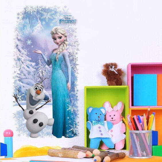 Walplus Wall Tattoo Frozen Elsa&amp;Olaf