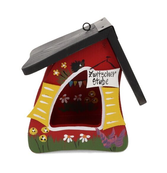 Mangeoire Mangeoire Mini Chirping House Rouge