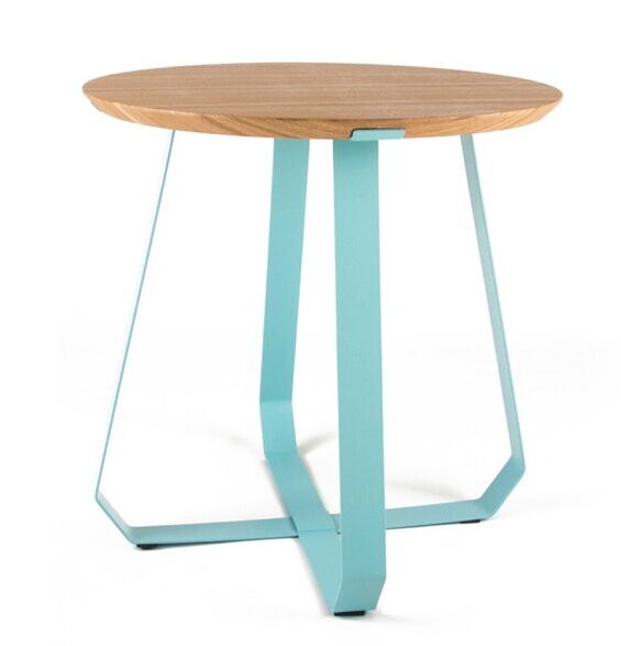 Shunan Normal - Table d'appoint Turquoise/Naturel