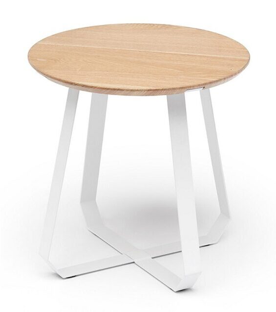 Shunan Normal - Side Table White/Naturel