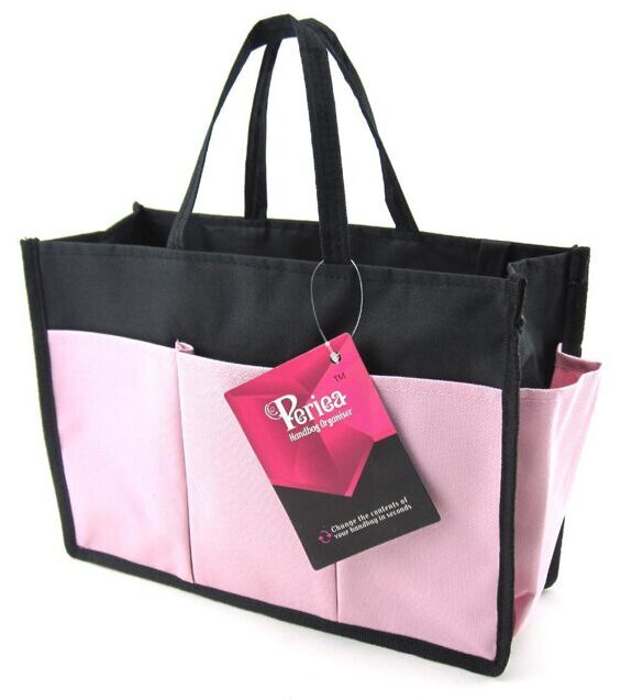 Bag in Bag rosa/schwarz