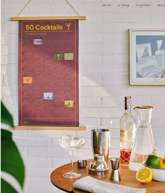 50 Cocktails à Tester Dans Sa Vie - Kalender mit Cocktails