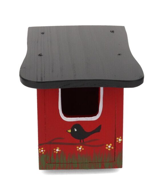 Nesting box blackbird hut red