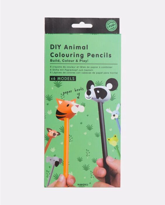 DIY Animal Colouring Pencils
