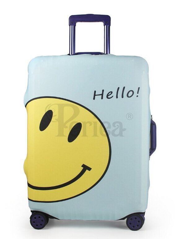 Suitcase cover Smiley Face Large (65-70 cm)