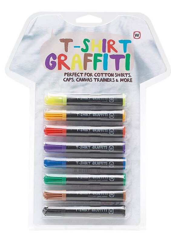 T-Shirt Graffiti Pens - Textile Pencils