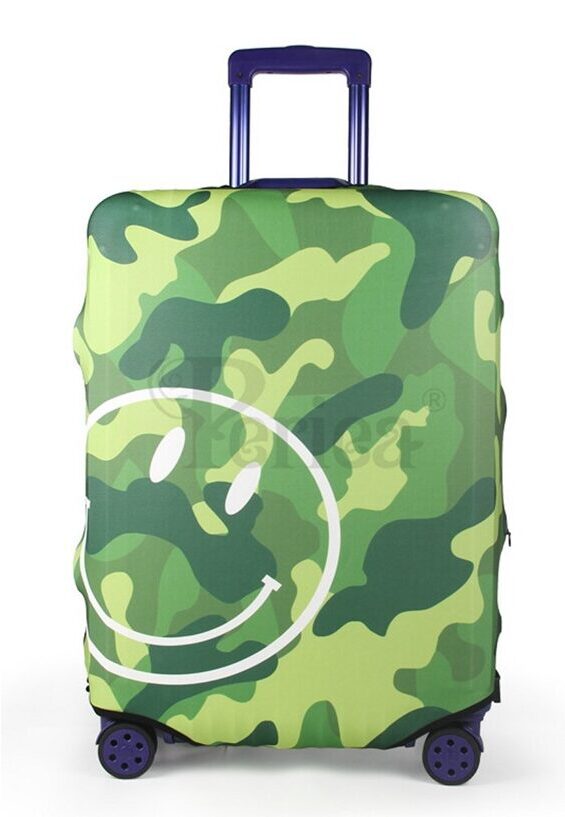 Suitcase cover camouflage medium (55-60 cm)