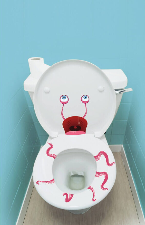 Toilets Stickers - Terrifying Toilets Decals
