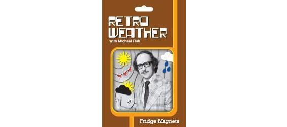 Retro Weather Fridge Magnets